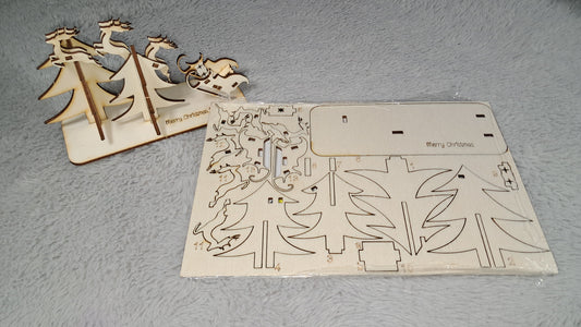 Customisable Christmas Card Scene