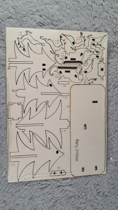 Customisable Christmas Card Scene