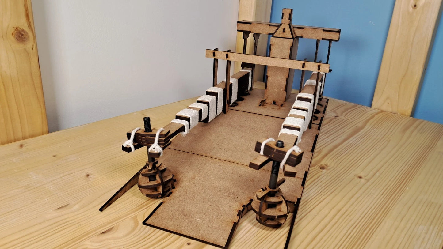 Medieval Olive Oil Press by Damailon