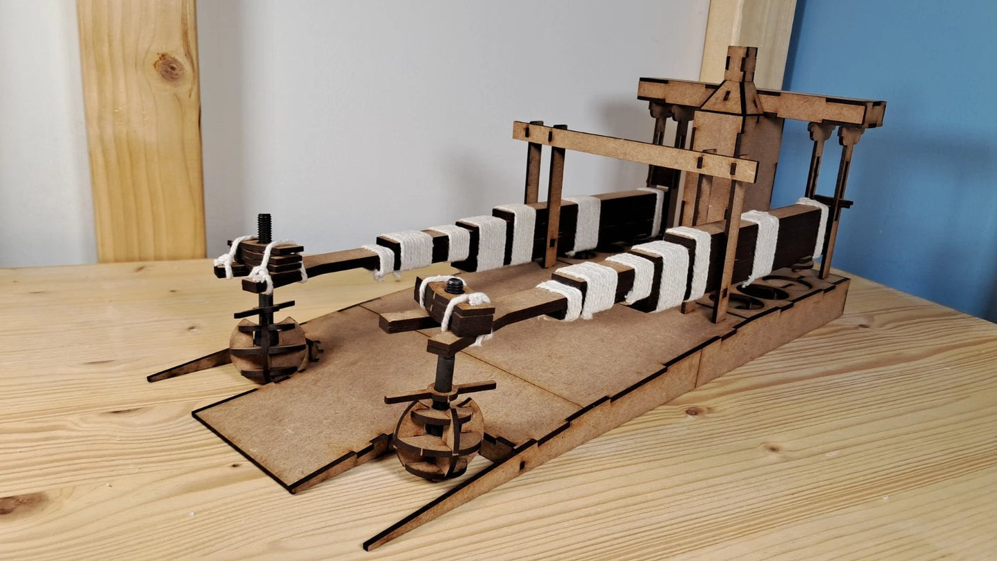 Medieval Olive Oil Press by Damailon