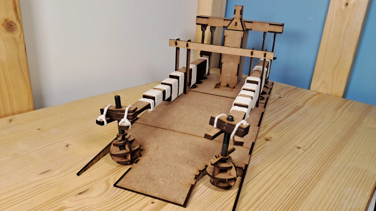 Medieval Olive Oil Press by Damailon